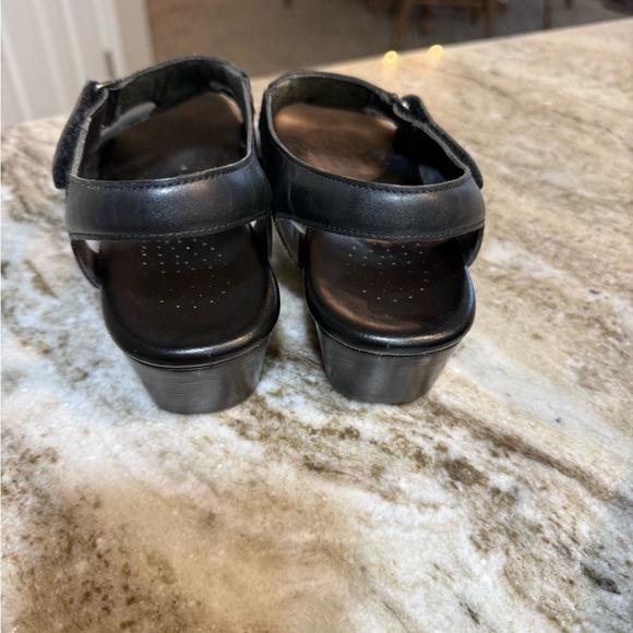 SAS Tripad Comfort Black Leather Sandals 8 M Adjustable Orthopedic Suntimer - Picture 3 of 8